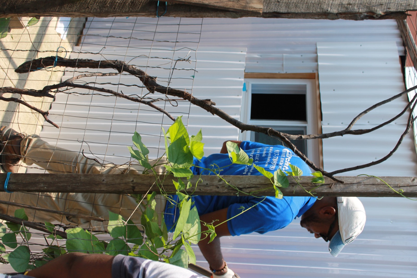 Siding installation